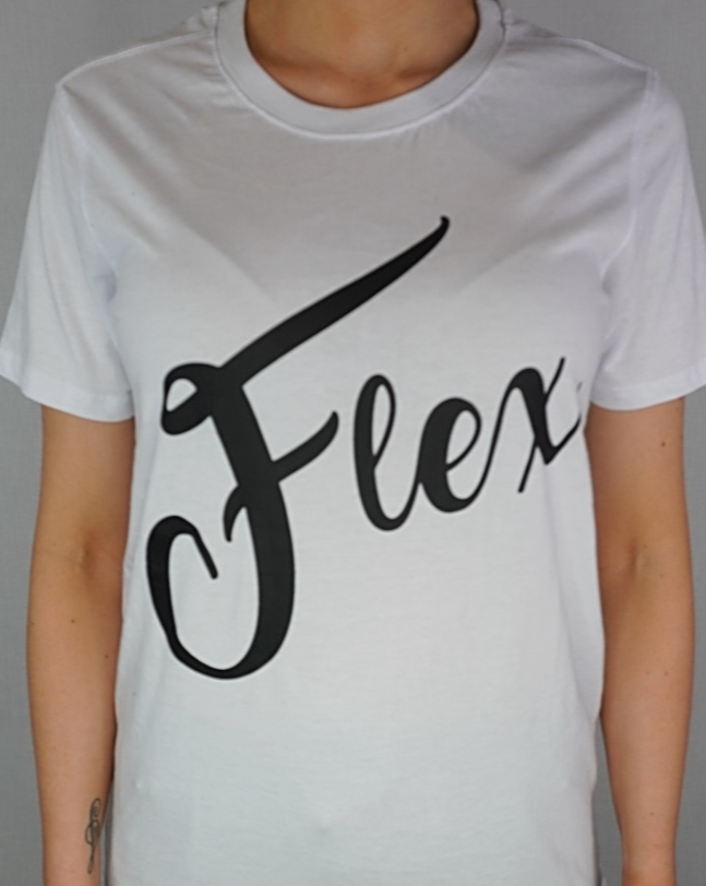 Kids Cursive Tee - Flex Fitnesswear